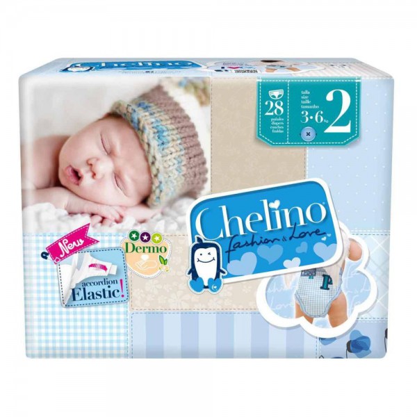 Chelino Talla 2 3-6 kg 28 Pañales