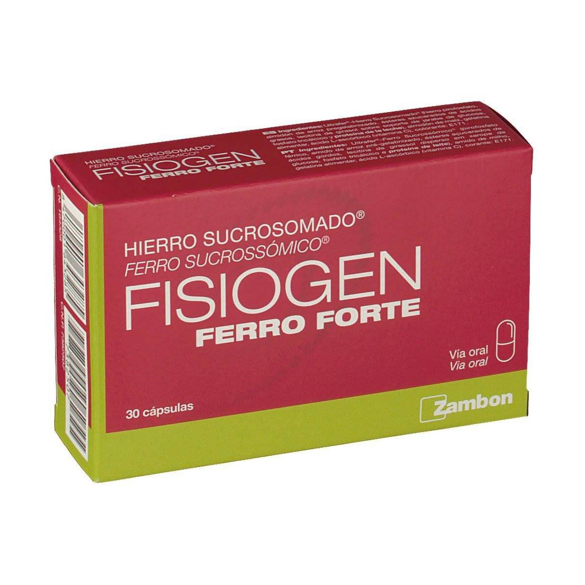 Fisiogen Ferro Forte - 30 cápsulas