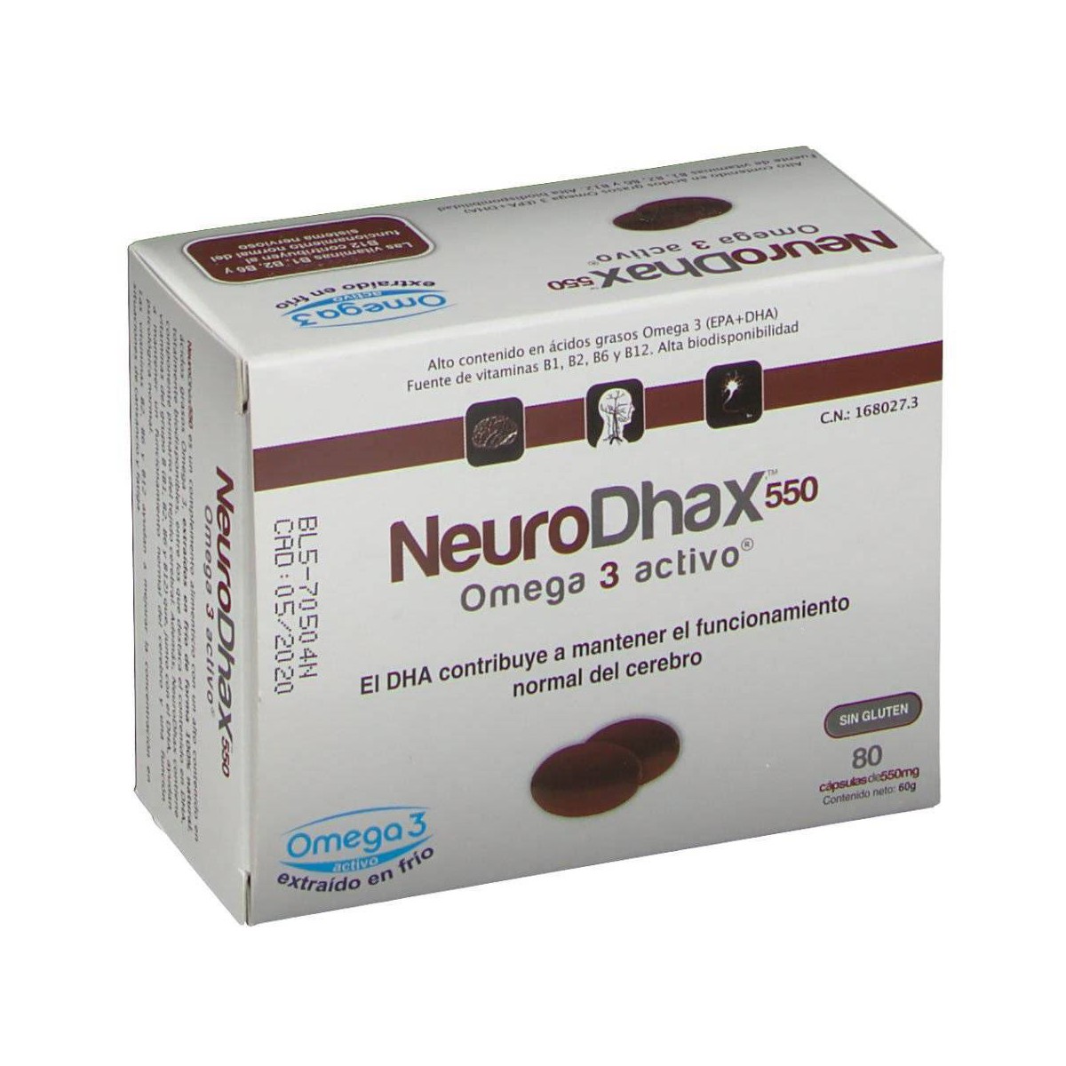 Neurodhax 550 Omega 3 activo
