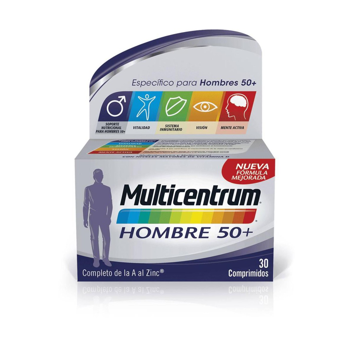 Multicentrum - 30 Comprimidos Hombre 50+