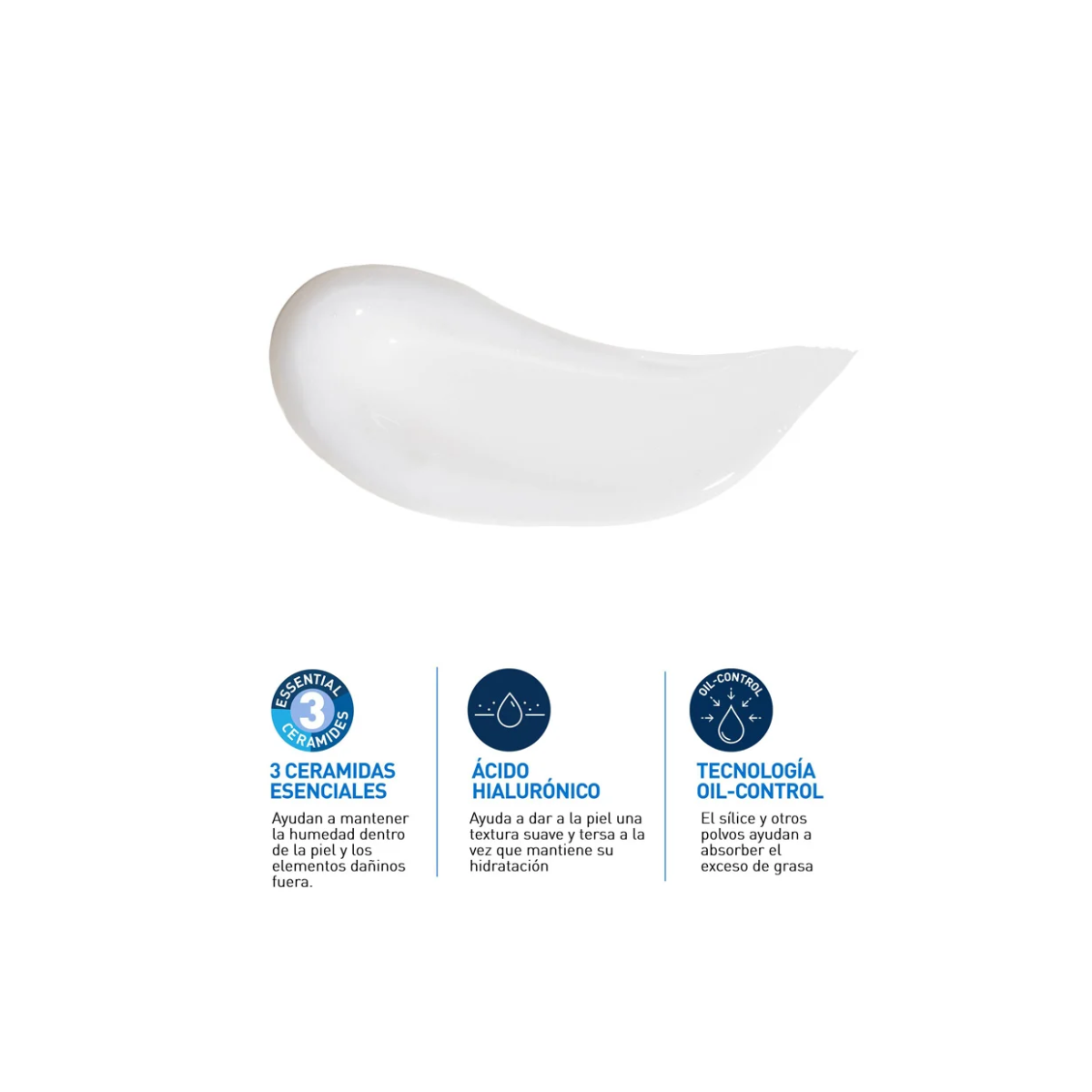 Textura Cerave Oil Control Gel Crema Hidratante 52mL
