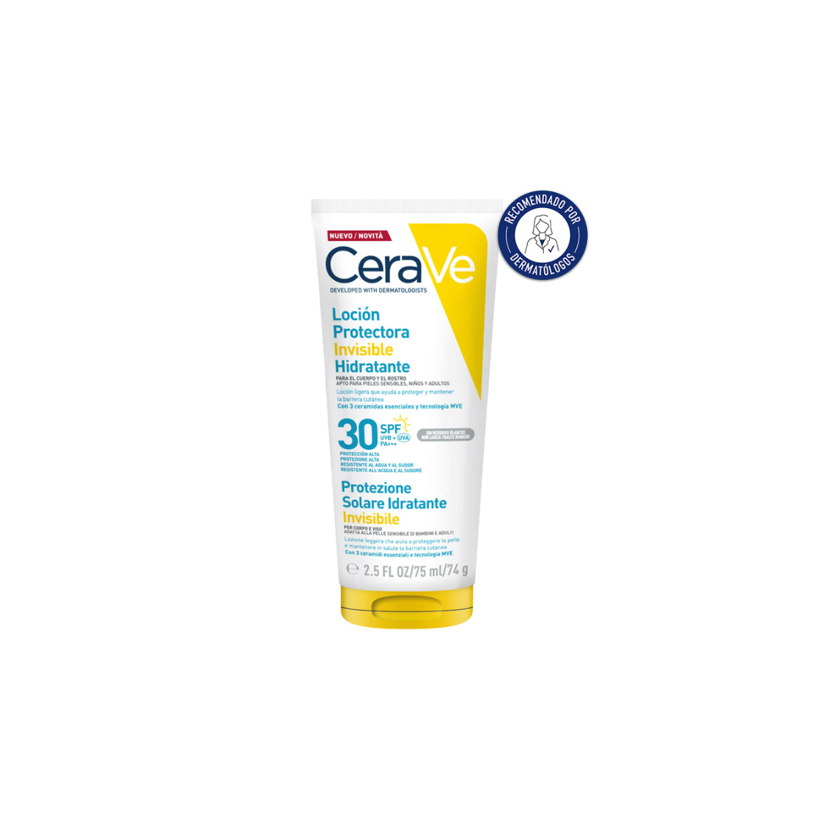 CeraVe Solar Loción Protectora Invisible...