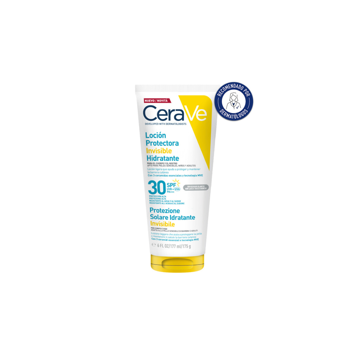 CeraVe Solar Loción Protectora Invisible...