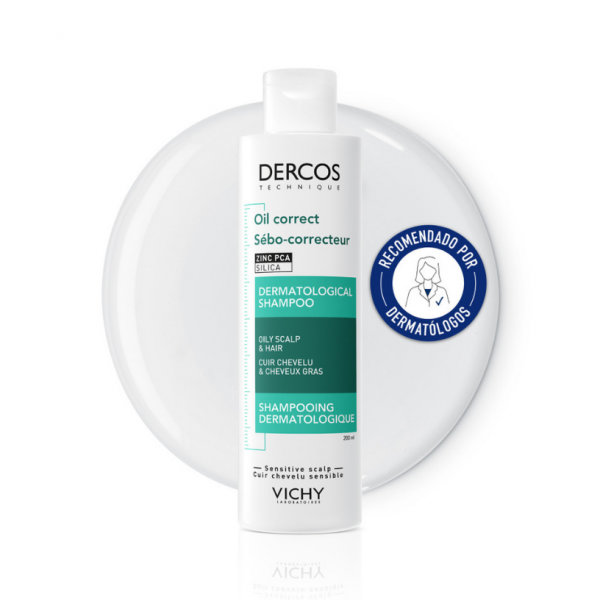 Dercos Champú Tratamiento Sebo - Control 200mL