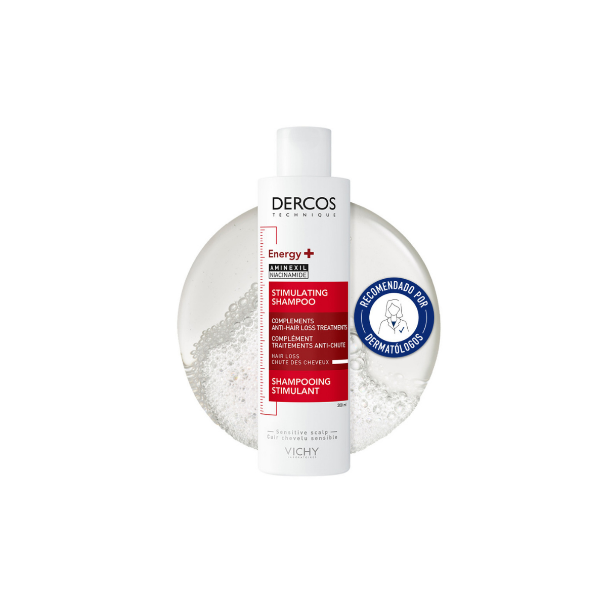 Dercos Champú Energy + Anticaída 200mL