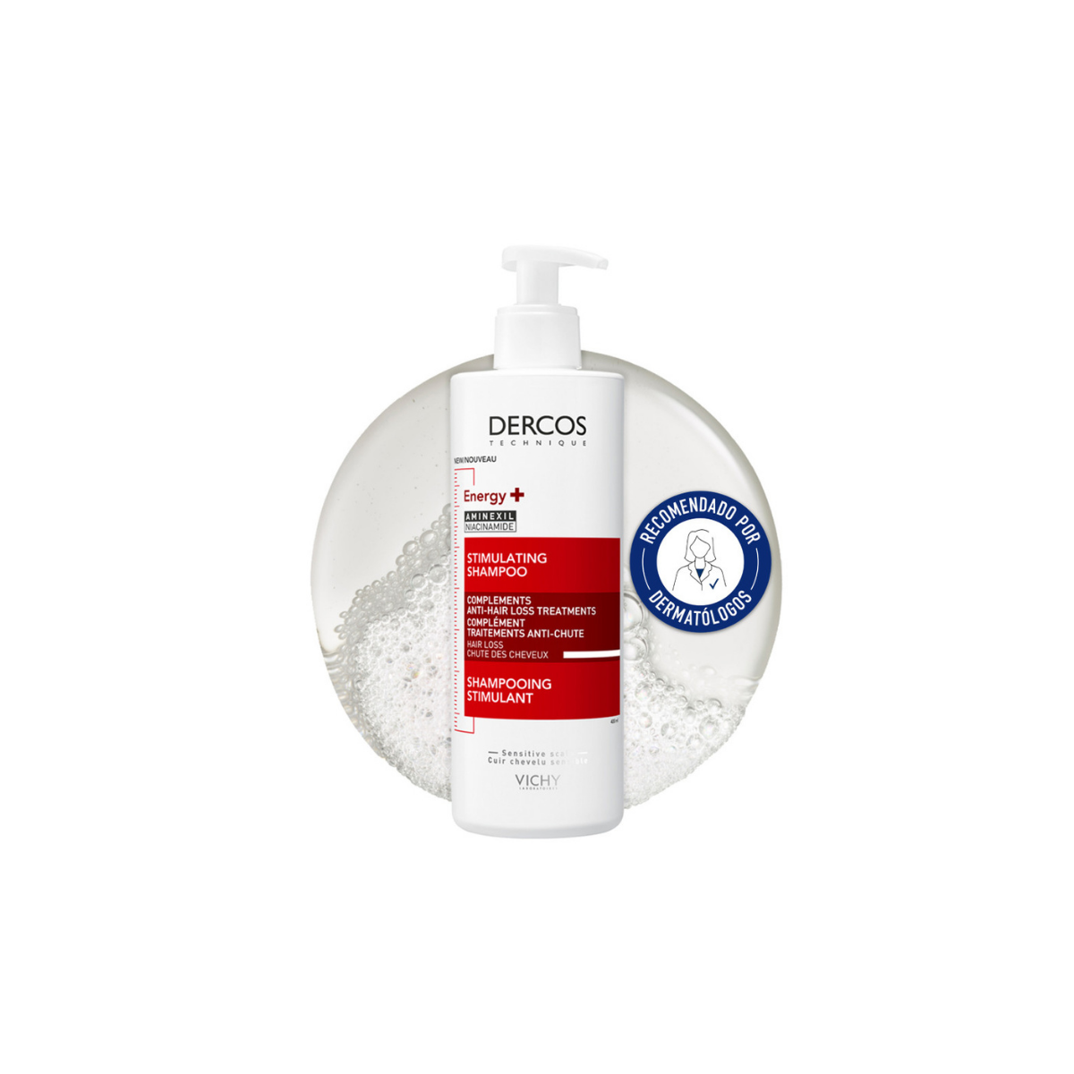Dercos Champú Energy + Anticaída 400mL