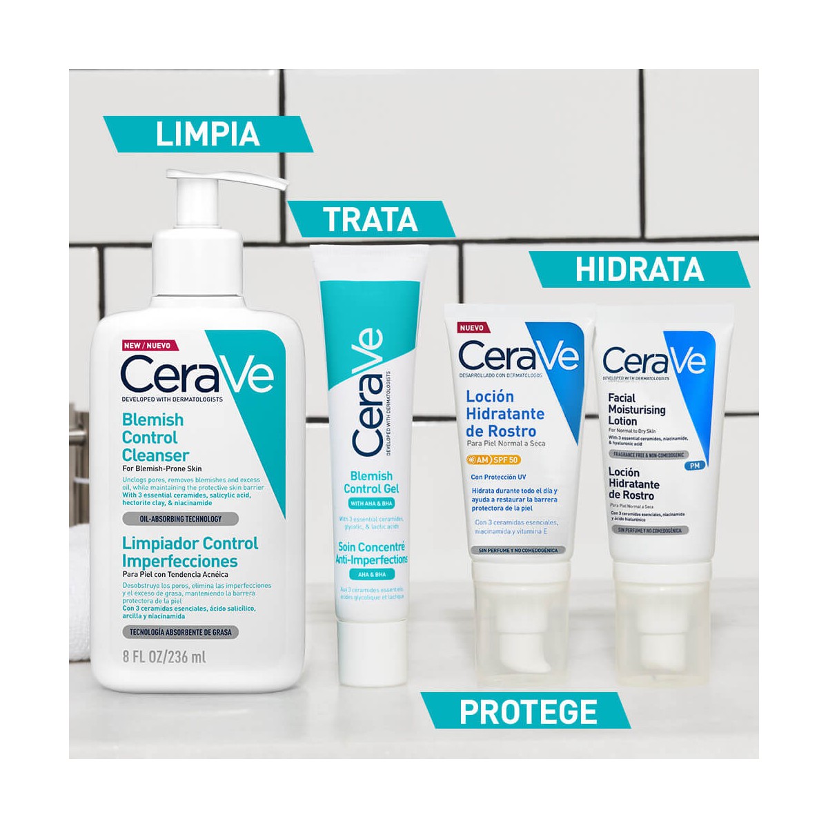Rutina con Cerave Imperfecciones Gel Control 40mL