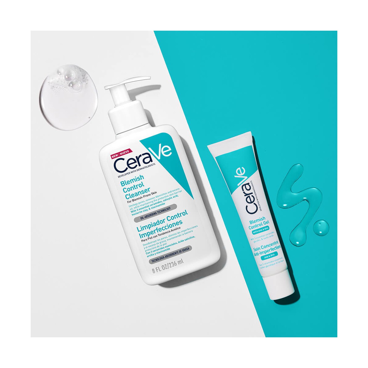 Limpiador y Cerave Imperfecciones Gel Control imperfecciones
