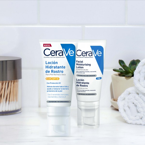 Rutina de día y noche Cerave Loción Hidratante de Rostro