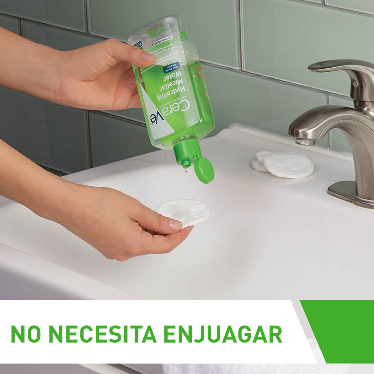 No necesita enjuagarse Cerave Agua Micelar 295 mL