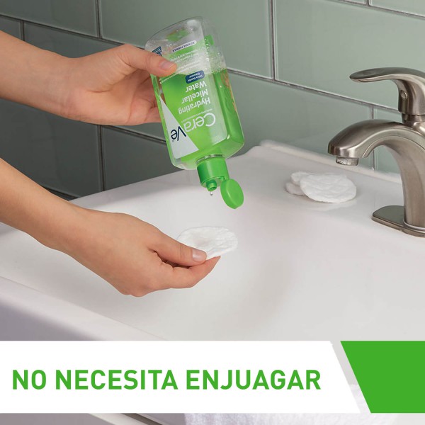 No necesita enjuagarse Cerave Agua Micelar 295 mL