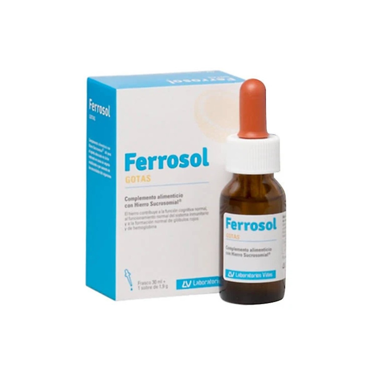 Ferrosol Gotas 30 ml + sobre 1,9 G