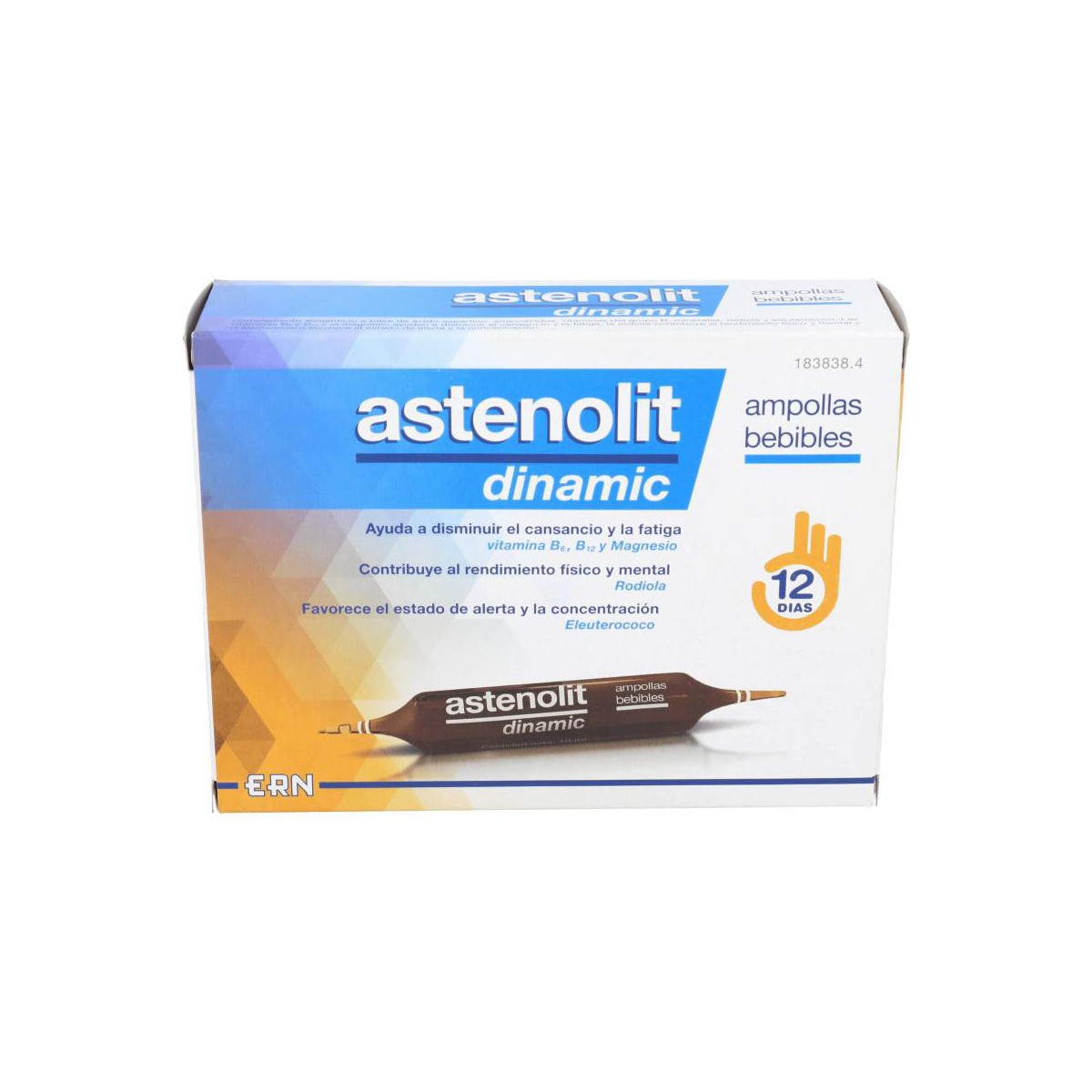Astenolit Dinamic 12 Ampollas Bebibles